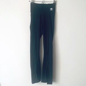 Adidas Originals XS Black Adicolor Classics Superstar Open Hem Leggings